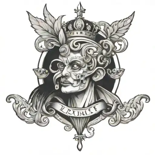 loyalty over royalties tattoo design idea