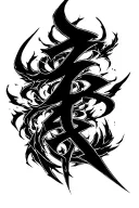 thunder symbol raijin symbol gaia symbol tattoo design idea