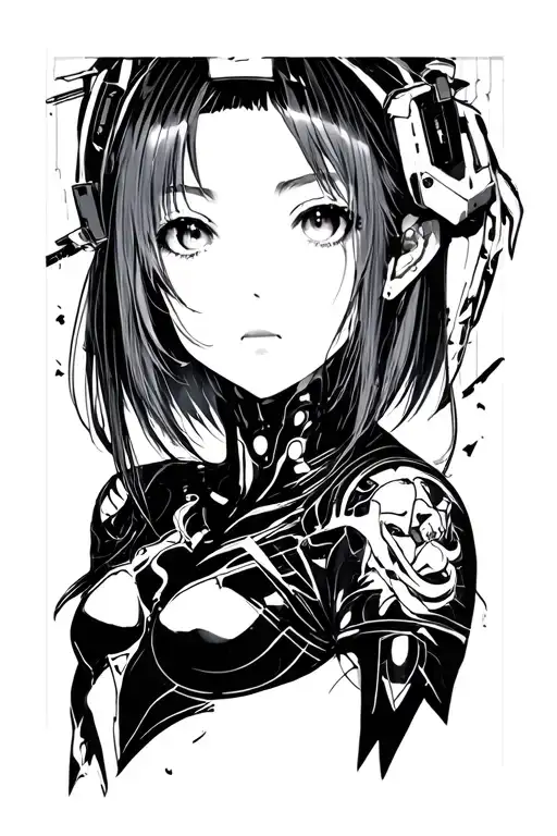 Evangelion ayanami rei tattoo design idea