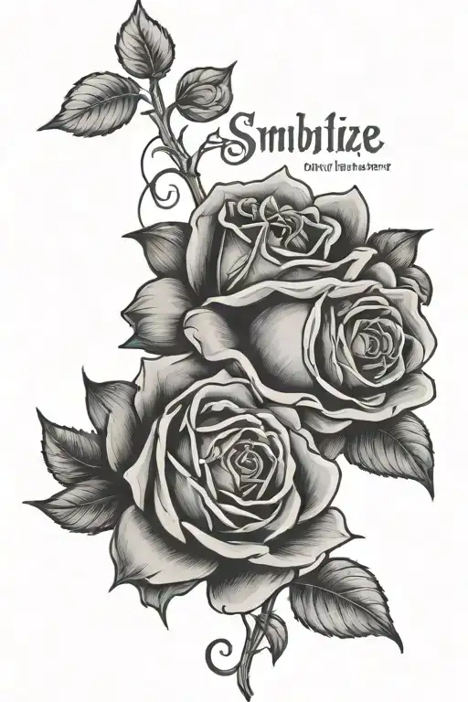 smibolize nothing forever after a relationship tattoo design idea