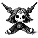 voodoo doll tattoo design idea