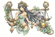 libra tattoo design idea