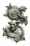 Psalm 23:4 tattoo design idea
