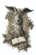 Psalm 23:4 tattoo design idea