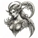 Lilith  tattoo design idea