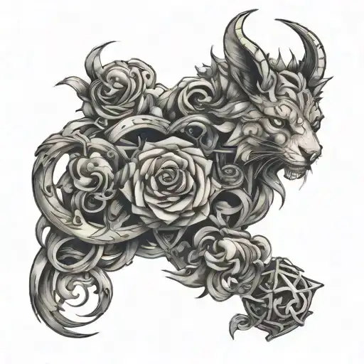 Alchemy tattoo design idea