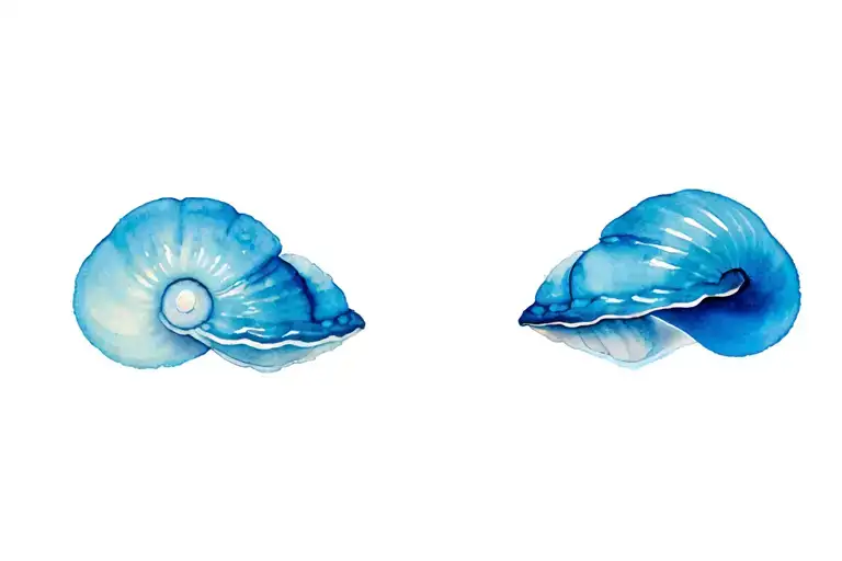 Cowrie tattoo design idea