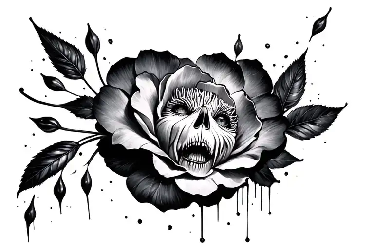 still with pain tattoo design idea