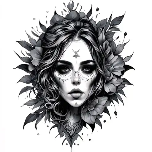 Long Skinny tattoo design idea