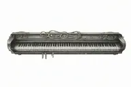 Piano tattoo design idea