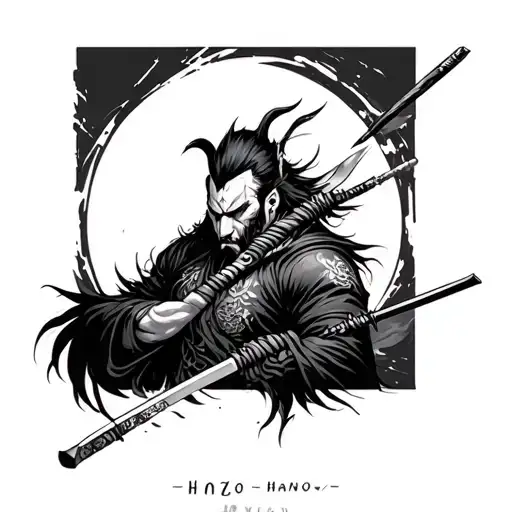 Hanzo tattoo design idea