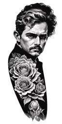 memorial dad tattoo design idea