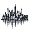 Nyc Skyline tattoo design idea
