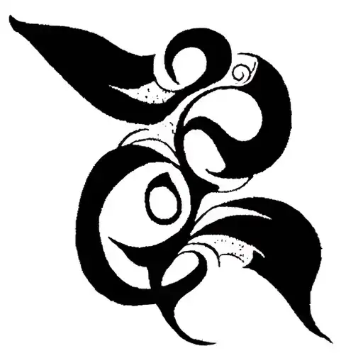 sanskrit breath sign tattoo design idea
