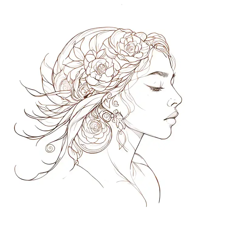 Amber tattoo design idea