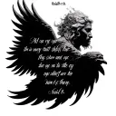 isaiah 6:8 written with arc angel michael tattoo design idea