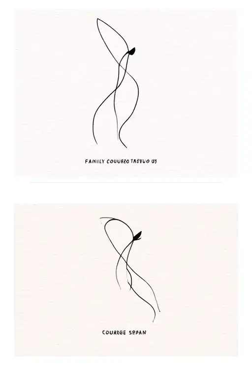 Spain family courage strength tattoo design idea