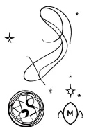 cancer horoscope, australia stars, wayer element m tattoo design idea