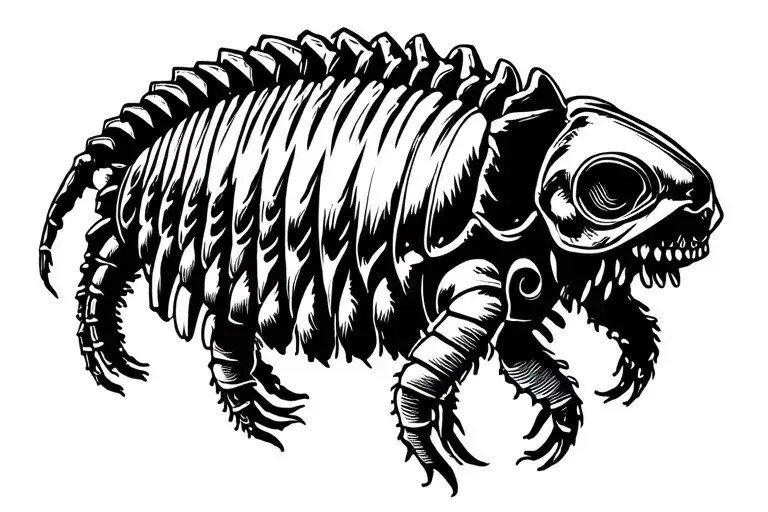trilobite tattoo design idea