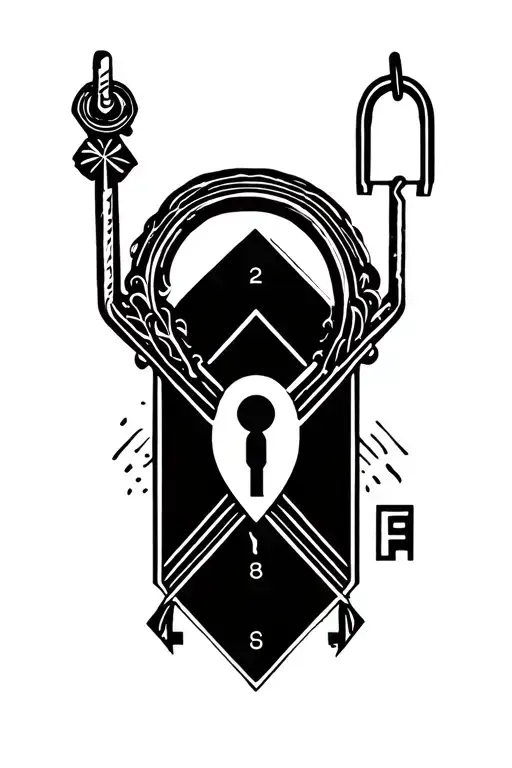 padlock and key separate couple tattoo design tattoo design idea