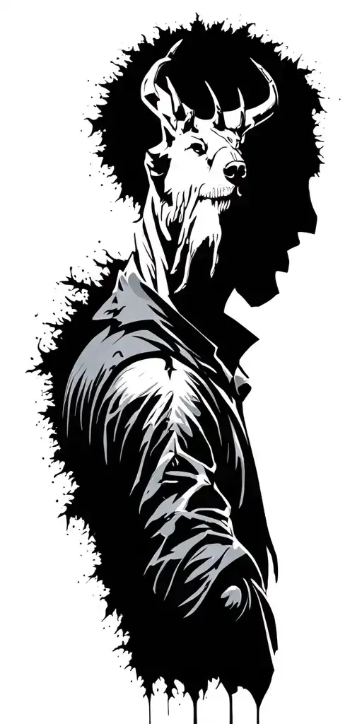 the hunting party linkin park logo tattoo design idea