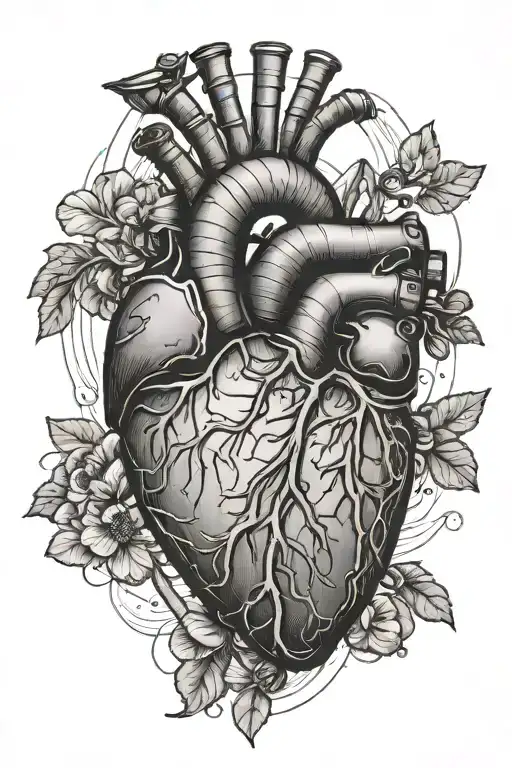 Heart Surgery tattoo design idea