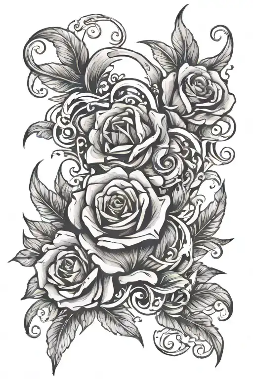 make a sad tattoo mixed with stress tattoo design idea