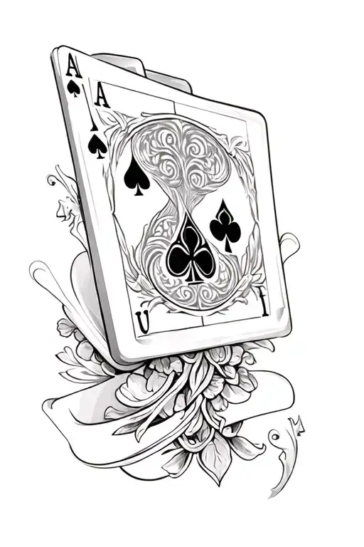 irish casino tattoo design idea