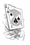 irish casino tattoo design idea