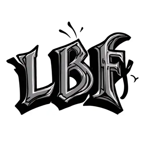 "Lbf" brotherhood tattoo design idea