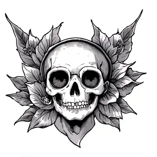 Small One Piece tattoo design idea