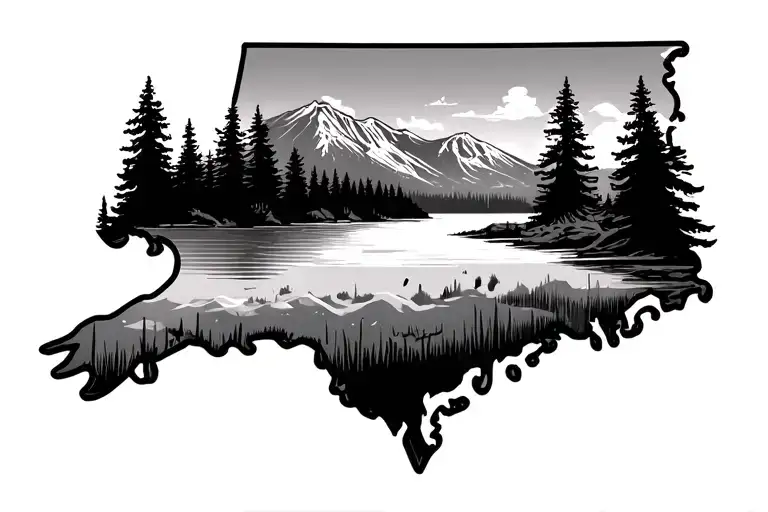 Washington State tattoo design idea