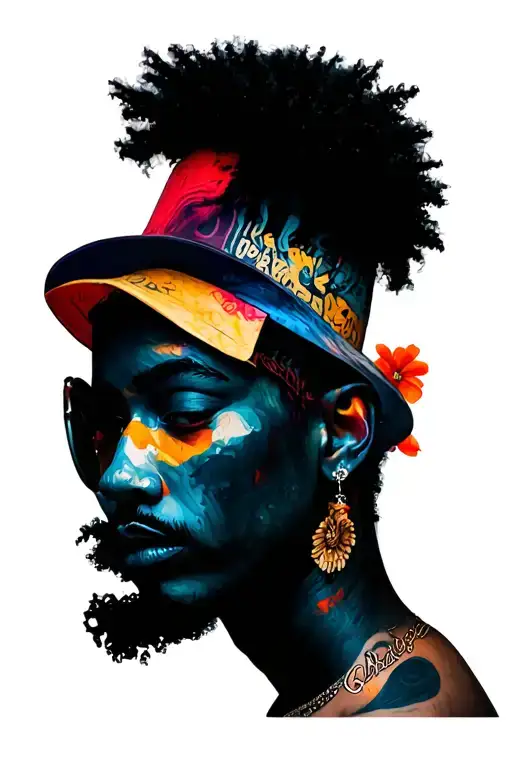 basquiat tattoo design idea