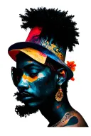 basquiat tattoo design idea