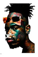 basquiat tattoo design idea