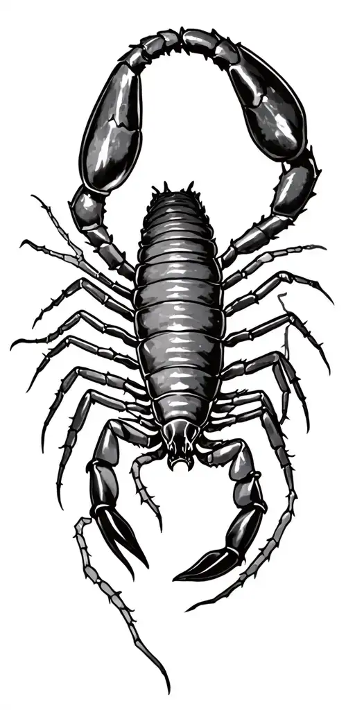 full sleave tattoo scorpion tattoo design idea