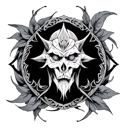 maliketh tattoo design idea