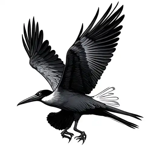 FRIGATE BIRD FLY tattoo design idea