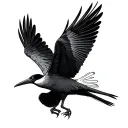 FRIGATE BIRD FLY tattoo design idea
