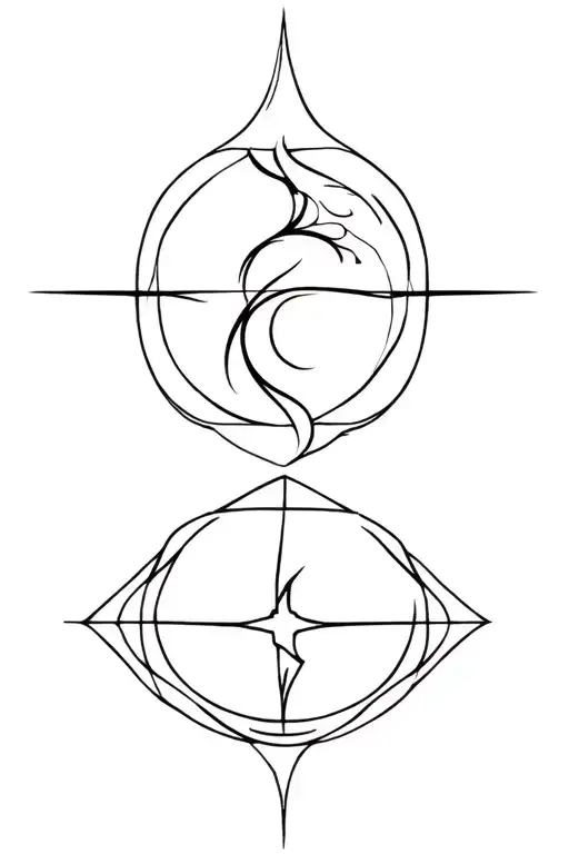 Sagittarius, Aquarius and Virgo tattoo design idea