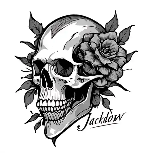 Jackdow tattoo design idea