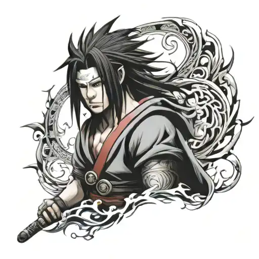Madara Uchiha tattoo design idea