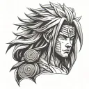 Madara Uchiha tattoo design idea