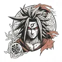 Madara Uchiha tattoo design idea