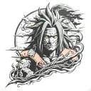 Madara Uchiha tattoo design idea
