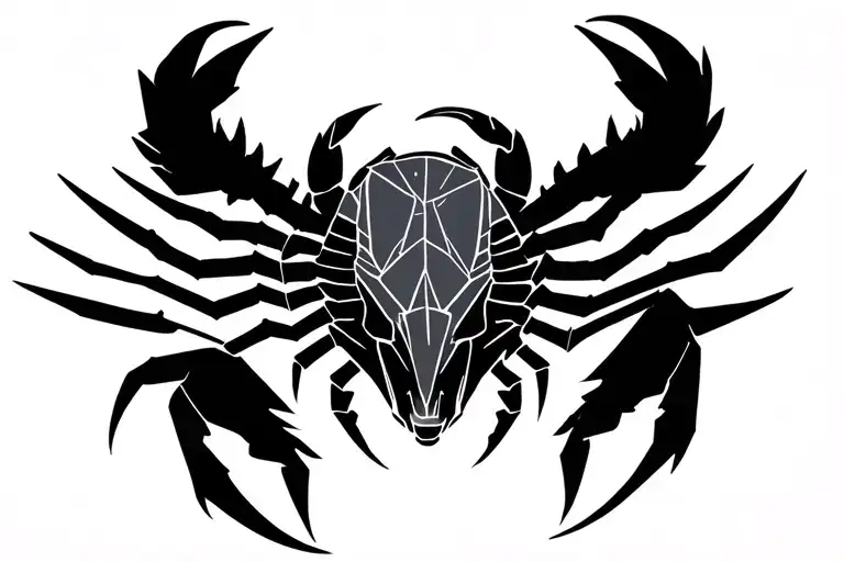 scorpio powerfull loyal & passionate personality tattoo design idea