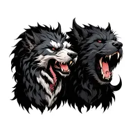 cerberus + hell tattoo design idea