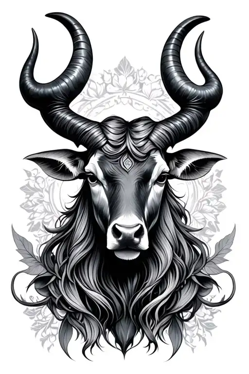 taurus and virgo tattoo design idea
