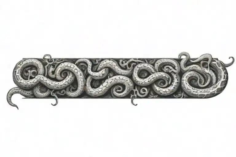  gustave dore style design with tentacles and snakes  tattoo design idea