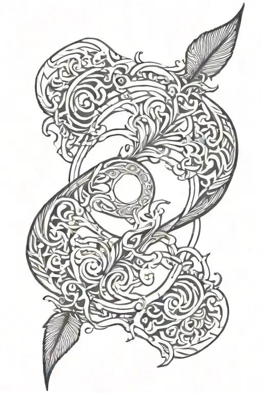 Elden Ring Malenia tattoo design idea